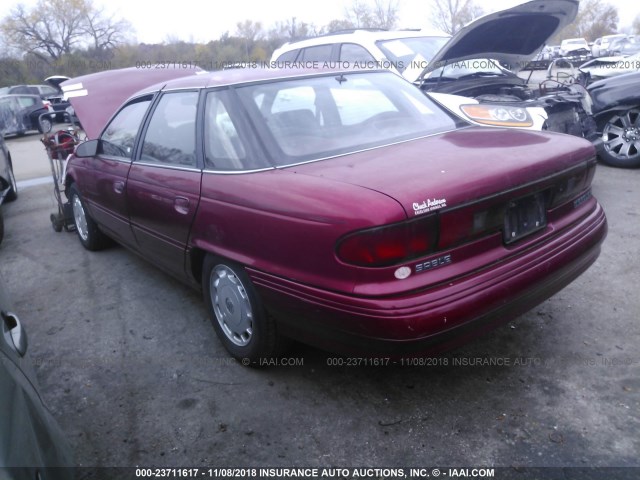 1MELM50U4RG645433 - 1994 MERCURY SABLE GS RED photo 3