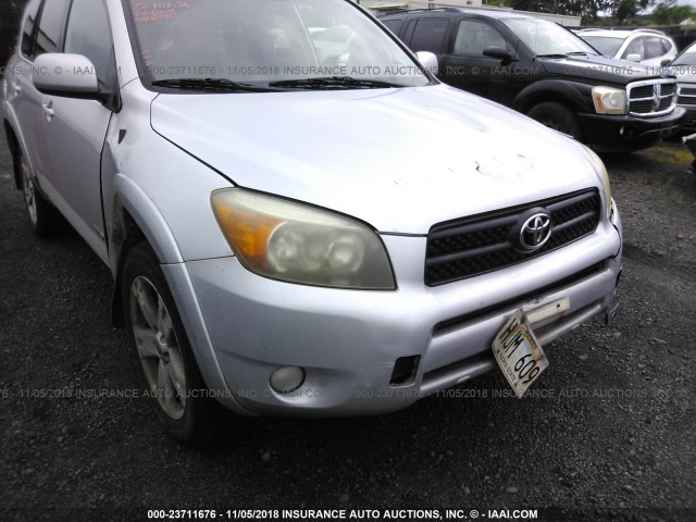 JTMZD32V965012956 - 2006 TOYOTA RAV4 SPORT SILVER photo 6