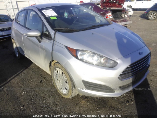 3FADP4TJ8EM236236 - 2014 FORD FIESTA S SILVER photo 1