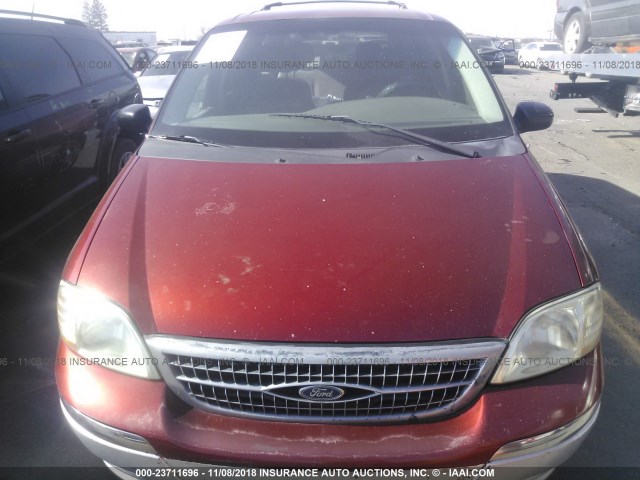 2FMZA5242YBC43185 - 2000 FORD WINDSTAR SE RED photo 6