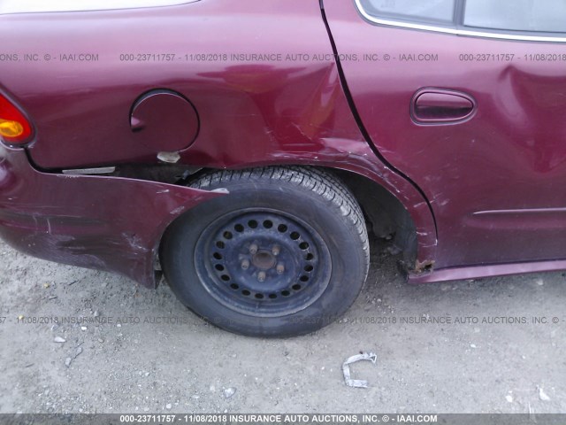 1G3NL52T71C220446 - 2001 OLDSMOBILE ALERO GL MAROON photo 6