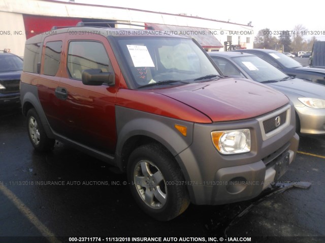 5J6YH28544L012786 - 2004 HONDA ELEMENT EX ORANGE photo 1