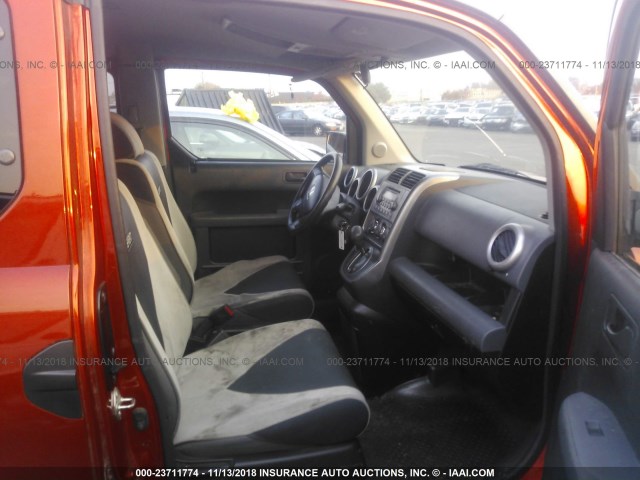 5J6YH28544L012786 - 2004 HONDA ELEMENT EX ORANGE photo 5