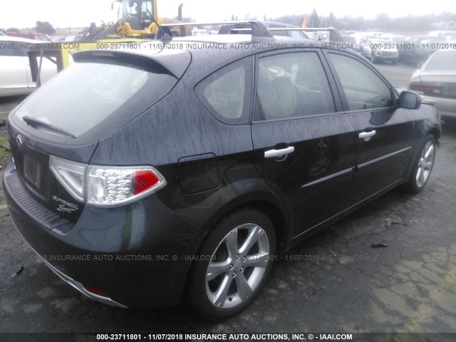 JF1GH6D67BH803276 - 2011 SUBARU IMPREZA OUTBACK SPORT BLACK photo 4