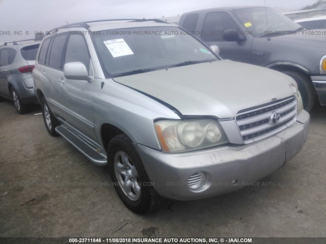 JTEGF21A730084303 - 2003 TOYOTA HIGHLANDER LIMITED SILVER photo 1