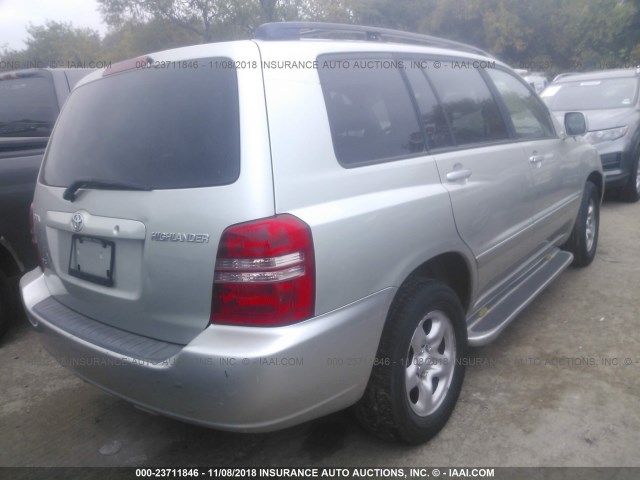 JTEGF21A730084303 - 2003 TOYOTA HIGHLANDER LIMITED SILVER photo 4