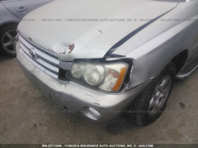 JTEGF21A730084303 - 2003 TOYOTA HIGHLANDER LIMITED SILVER photo 6