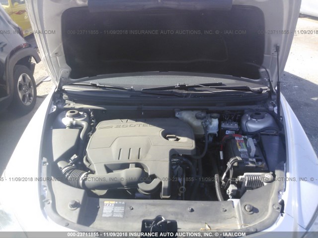 1G1ZA5E00CF219626 - 2012 CHEVROLET MALIBU LS 银色 照片 10