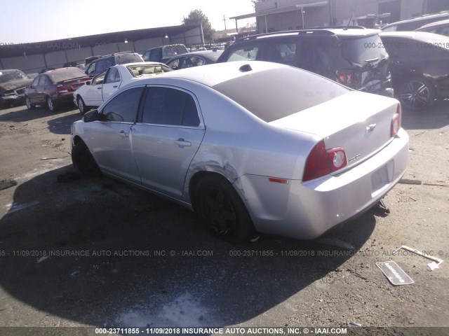 1G1ZA5E00CF219626 - 2012 CHEVROLET MALIBU LS 银色 照片 3