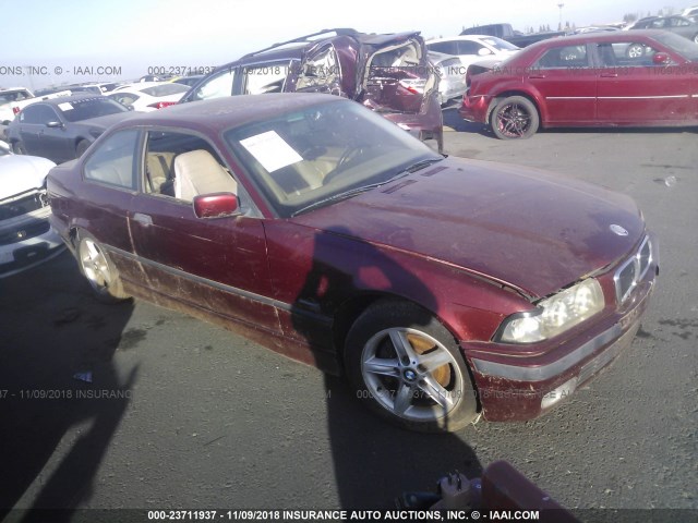 WBABG2328TET31460 - 1996 BMW 328 IS AUTOMATIC BURGUNDY photo 1