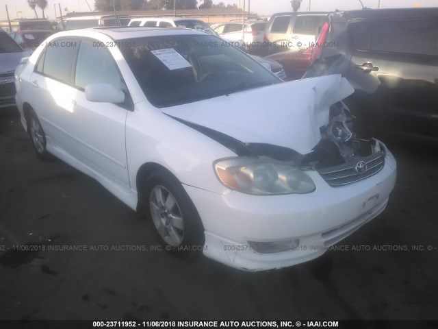 1NXBR32E93Z143286 - 2003 TOYOTA COROLLA CE/LE/S WHITE photo 1