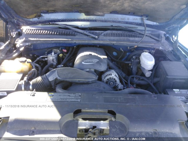 2GCEC19V231400460 - 2003 CHEVROLET SILVERADO C1500 BLUE photo 10