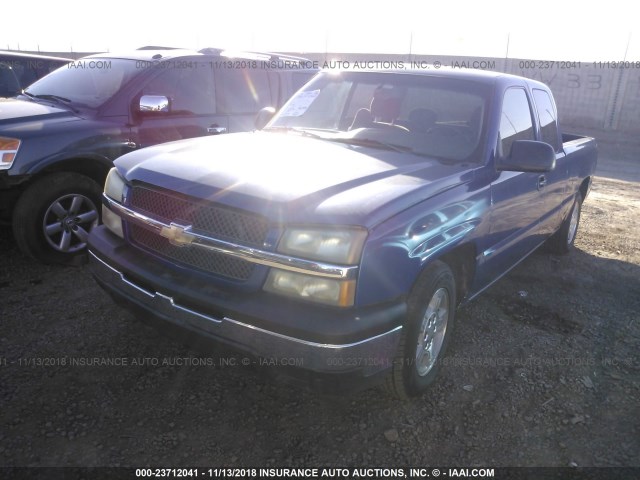 2GCEC19V231400460 - 2003 CHEVROLET SILVERADO C1500 BLUE photo 2