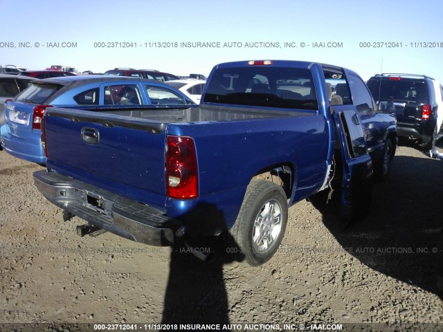 2GCEC19V231400460 - 2003 CHEVROLET SILVERADO C1500 BLUE photo 4