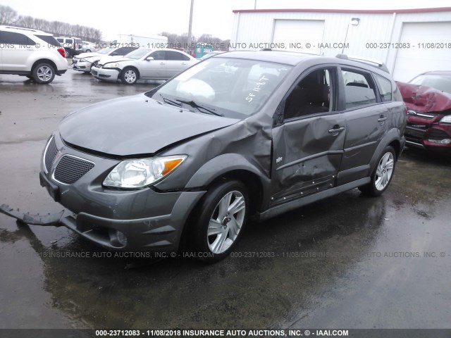 5Y2SL67828Z404455 - 2008 PONTIAC VIBE GRAY photo 2