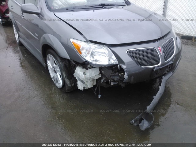 5Y2SL67828Z404455 - 2008 PONTIAC VIBE GRAY photo 6