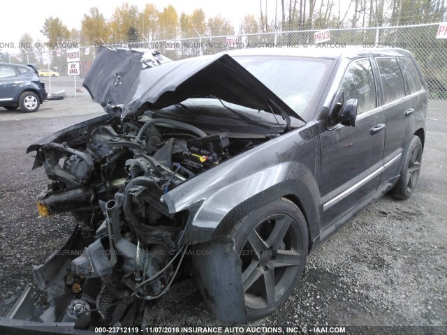 1J8HR78327C519794 - 2007 JEEP GRAND CHEROKEE SRT-8 BLACK photo 2