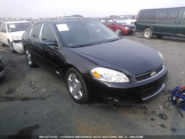 2G1WD58C969242139 - 2006 CHEVROLET IMPALA SUPER SPORT BLACK photo 1