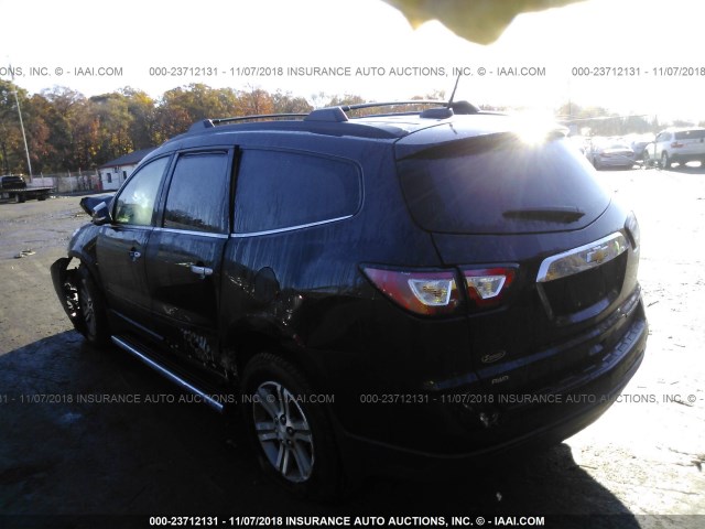 1GNKVHKD7GJ301868 - 2016 CHEVROLET TRAVERSE LT GRAY photo 3