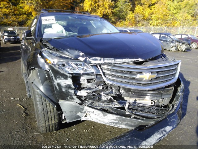 1GNKVHKD7GJ301868 - 2016 CHEVROLET TRAVERSE LT GRAY photo 6