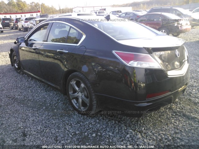 19UUA9F56AA007392 - 2010 ACURA TL BLACK photo 3