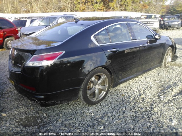 19UUA9F56AA007392 - 2010 ACURA TL BLACK photo 4