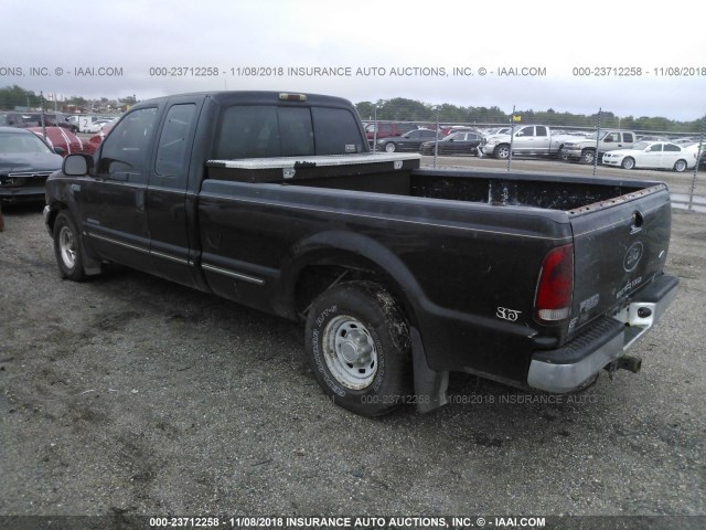 1FTNX20F8XED14140 - 1999 FORD F250 SUPER DUTY BLACK photo 3