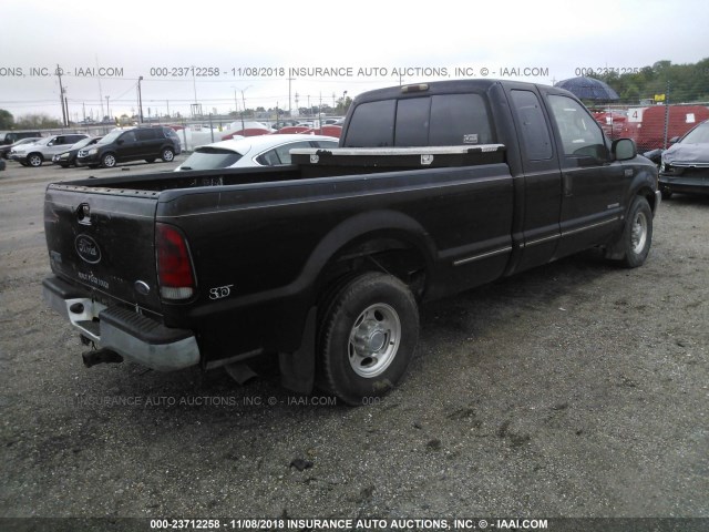 1FTNX20F8XED14140 - 1999 FORD F250 SUPER DUTY BLACK photo 4