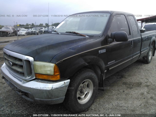 1FTNX20F8XED14140 - 1999 FORD F250 SUPER DUTY BLACK photo 6