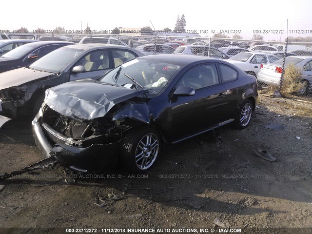 JTKDE167180231572 - 2008 TOYOTA SCION TC ნაცრისფერი ფოტო 2