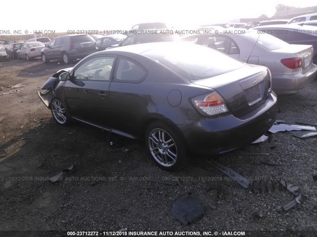 JTKDE167180231572 - 2008 TOYOTA SCION TC ნაცრისფერი ფოტო 3