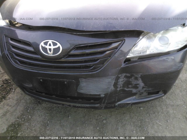 4T1BE46K77U505297 - 2007 TOYOTA CAMRY NEW GENERATION CE/LE/XLE/SE BLACK photo 6