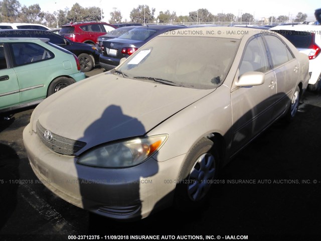 4T1BE32K53U171751 - 2003 TOYOTA CAMRY LE/XLE/SE GOLD photo 2
