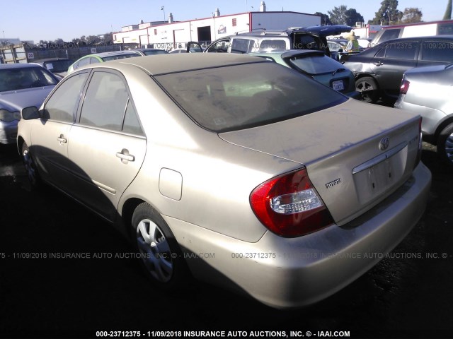 4T1BE32K53U171751 - 2003 TOYOTA CAMRY LE/XLE/SE GOLD photo 3
