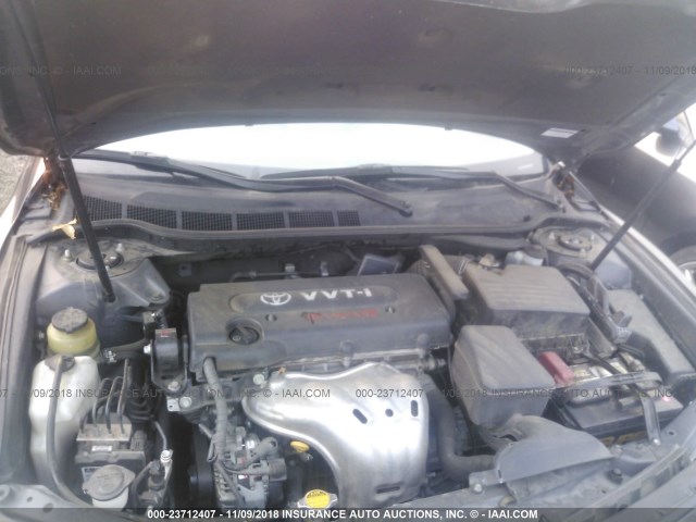 4T1BE46K37U602559 - 2007 TOYOTA CAMRY NEW GENERAT CE/LE/XLE/SE GRAY photo 10