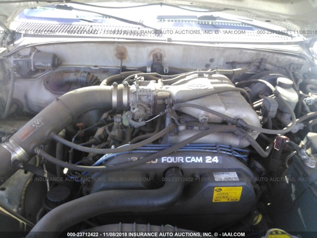 5TEHN72N41Z871779 - 2001 TOYOTA TACOMA DOUBLE CAB 银色 照片 10