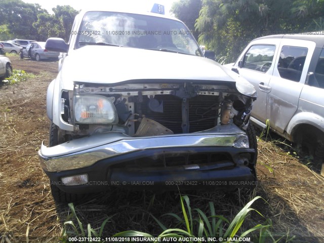 5TEHN72N41Z871779 - 2001 TOYOTA TACOMA DOUBLE CAB 银色 照片 6