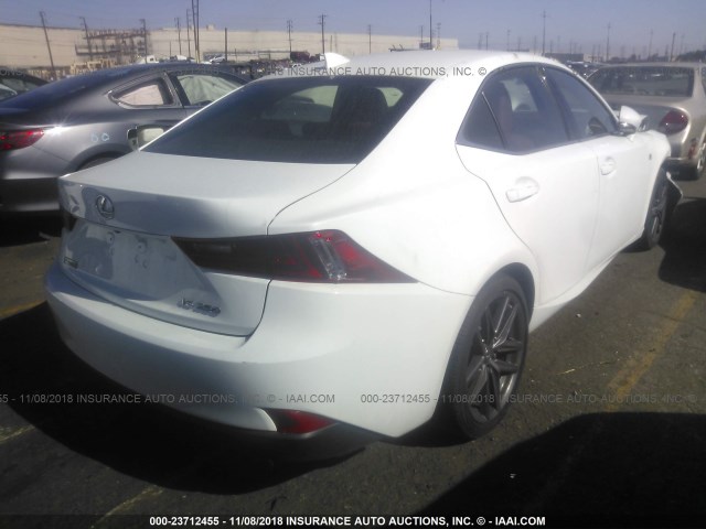 JTHBF1D26F5065017 - 2015 LEXUS IS 250 WHITE photo 4