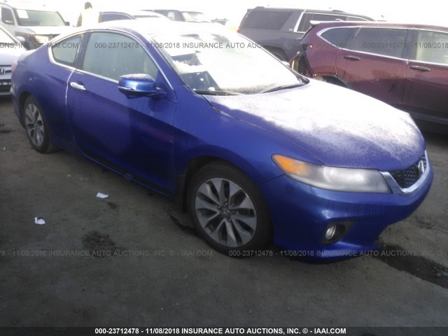 1HGCT1B84DA006690 - 2013 HONDA ACCORD EXL BLUE photo 1