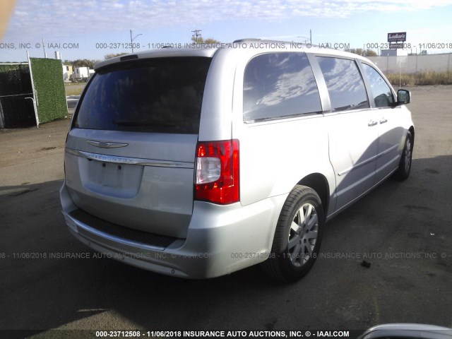 2C4RC1CG2CR171002 - 2012 CHRYSLER TOWN & COUNTRY TOURING L SILVER photo 4