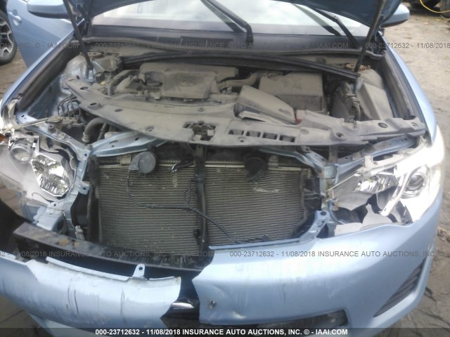 4T4BF1FK5CR207987 - 2012 TOYOTA CAMRY SE/LE/XLE 蓝色 照片 10