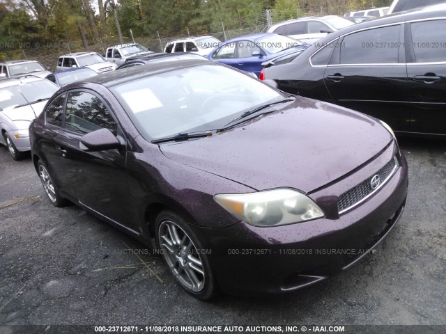JTKDE167250054414 - 2005 TOYOTA SCION TC იასამნისფერი ფოტო 1
