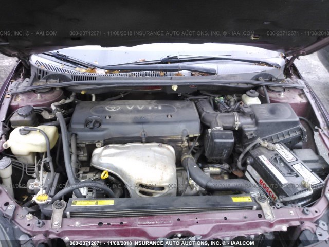 JTKDE167250054414 - 2005 TOYOTA SCION TC იასამნისფერი ფოტო 10
