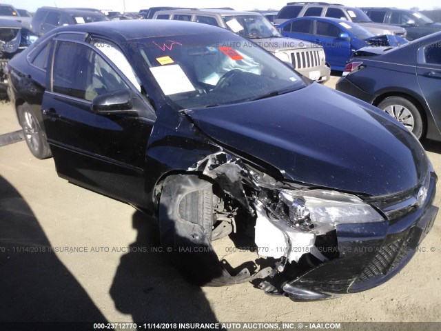 4T1BF1FKXFU936727 - 2015 TOYOTA CAMRY LE/XLE/SE/XSE BLACK photo 1