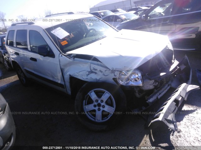 1J4GR48KX5C647443 - 2005 JEEP GRAND CHEROKEE LAREDO/COLUMBIA/FREEDOM 白色 照片 1