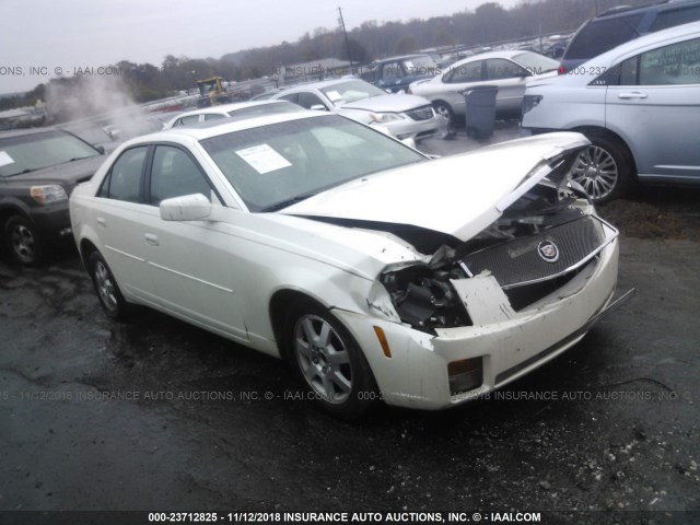 1G6DP567350169955 - 2005 CADILLAC CTS HI FEATURE V6 WHITE photo 1