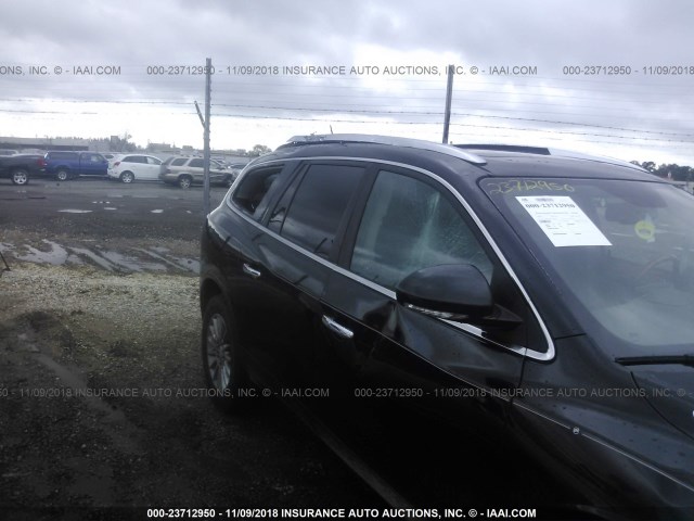 5GAER23798J154665 - 2008 BUICK ENCLAVE CXL BLACK photo 6