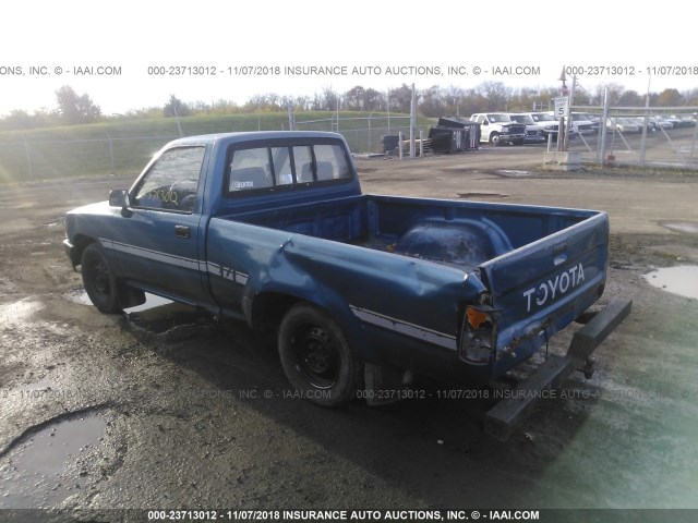 4TARN81A1PZ143443 - 1993 TOYOTA PICKUP 1/2 TON SHORT WHEELBASE STB BLUE photo 3