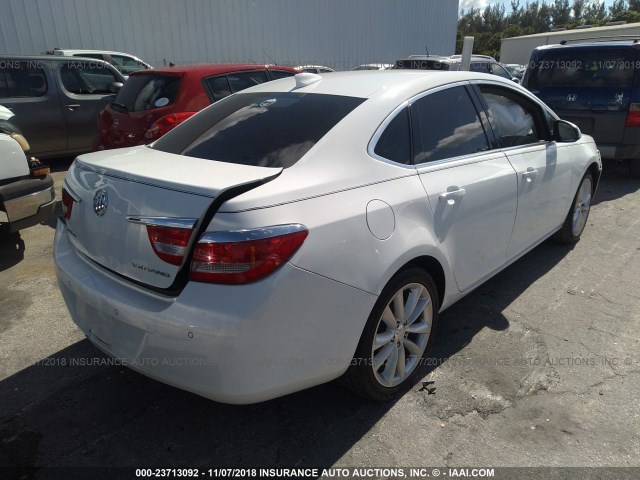 1G4PR5SK0F4102184 - 2015 BUICK VERANO CONVENIENCE WHITE photo 4