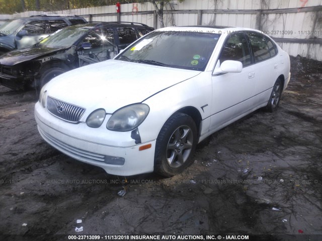 JT8BD69S630186120 - 2003 LEXUS GS 300 WHITE photo 2